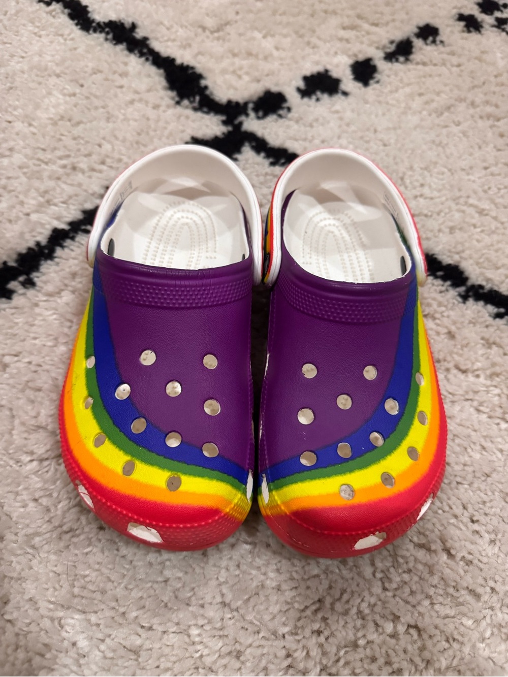Crocs Rainbow Clog Shoes